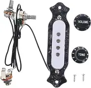 VINTORKY Gmb333 4-string Soundhole Pickup Volume Tone Control for Electric Guitars Random Color
