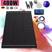 12V 400W Fixed Solar Panel Kit Mono Caravan Camping Home Battery Charging Power