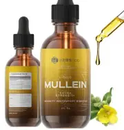 HEBS LAB. Mullein Leaf Extract for Lung Cleanse - Mullein Drops for Lung Heal...