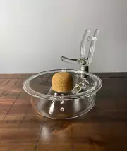 Ashtray with Tobacco Pipe Stand Handcrafted by Wilhelm Eser