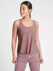 Athleta Ultimate 2-in-1 Support Top In Light Tan Sz Small Activewear Tank