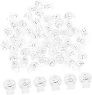HAWILLOSCH 50Pcs Spring Cord Locks Practical Toggles for DIY Projects Lightweight Fasteners for Drawstrings Shoelaces Bags and More for Crafting and