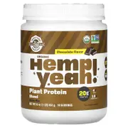 Manitoba Harvest, Organic Hemp Yeah!, Plant Protein Blend, Chocolate, 1 lb (454 g)