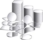 200 Pieces round Square Mirror Tiles, Mini Size Circle Mirror, Small Square Glas