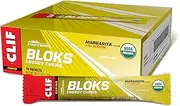 CLIF BLOKS - Margarita Flavor with 3X Sodium - Energy Chews - Non-GMO - Plant Based - Fast Fuel for Cycling and Running - Quick Carbohydrates and Electrolytes - 60g. (18 Count)