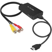 Tengchi RCA to HDMI Converter, Composite to HDMI Adapter Support 1080P PAL/NT...
