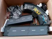 1993 UNUSED TYCO TCR Slotless Slot Car Total Control RACE SET 13ft + 4 Vehicles!