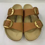 Birkenstock New w/ Box Arizona Big Buckle Brandy Nubuck Leather Nar Select Size