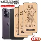 3x Ceramic Matte Nano Screen Protector For iPhone 16 15 14 13 12 11 Pro Max Plus