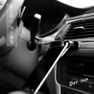 附發票【DIFF】車用扣卡式手機支架 免用磁鐵貼片 手機支架 導航支架 導航手機座 車用支架