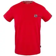 Aquascutum Small Aldis Chest Logo Red T-Shirt