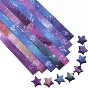 Origami Star Paper Strips Galaxy 540 Sheets Outer Space Starry Sky Pattern Star