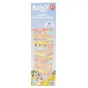 NEW Bluey Wooden Tumbling Tower Kids Gift Activity Play Classic Fun (Ages 3+)!