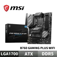 在飛比找蝦皮商城優惠-MSI 微星 B760 GAMING PLUS WIFI 主