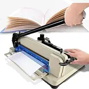 Heavy Duty Paper Trimmer, Multifunctional Paper Cutter, The Mobile Positioning Scale is Externally Designed with a U-Shaped Knife Shell and an Extended Handle for Offices, Home Schools