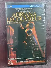 Adriana Lecouvreur VHS Video Tape - Tape Is NEW AND SEALED - ABC Opera