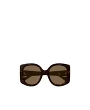 oversized-square-frame sunglasses 53 Brown