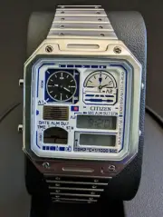 Citizen Star Wars R2-D2 Analog Digital White Dial Watch JG2121-54A