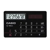 在飛比找蝦皮商城優惠-【CASIO】SL-760LC-BK/GD 8位數 名片型設