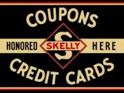 Skelly Oil Co. Coupons & Credit Cards Honored Here NEW Sign: 24x30" USA STEEL
