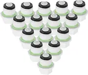 VILLFUL 20pcs White Plastic Hose End Plug Threaded Hose Stoppers for Outdoor Use Quick Installation and Versatile Compatibility