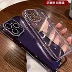 For iPhone 16 15 Pro Max 14 13 12 11 Luxury Rhinestone Diamond Shockproof Case