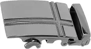 [Generic] Men' Automatic Buckle Leather Belt Buckles, 05, Size