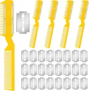 5 Pieces Razor Comb for Dogs Hair Grooming Trimmer Comb for Pet Raz