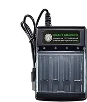 AA Battery Charger - Fast Charging AA AAA Battery Charger USB AA Battery Charger - Battery Pack Charger Battery Charging Station with Indicator for 1.5V Alkaline Batteries