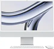 iMac (24-inch, Apple M3 chip with 8‑core CPU and 10‑core GPU, 8GB Unified Memory, 512GB) - Silver