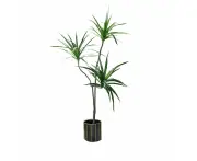 Soga 180cm Green Artificial Indoor Brazlian Iron Tree Fake Plant Decorative 3 Heads
