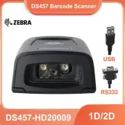 Zebra DS457-HD20009 High-Density USB/RS232 Fixed Mount Barcode Scanner w Cable