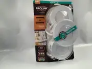 PROLINK Plug-In LED Under Cabinet Puck Lights White Color Selectable (3 Pack)