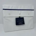 Ralph Lauren KING ORGANIC Cotton Palmer Percale FLAT SHEET ONLY Harbor Blue