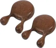 Wooden Face Acupoint Set Gua Sha Tool for Nose and Face Nose Scraper Massage Scraper for