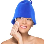 2 Pcs Wool Felt Shower Cap Baby Man Sauna Hat for Women Washable