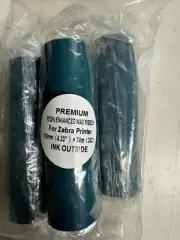3 Resin Enhanced Thermal Transfer Ribbons 4.33"x 243' 110x74 for Zebra & Eltron