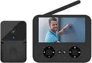 4.3 Inch Wireless Video Intercom Duplex Video Door Phone with Color Display with External Monitor and Voice Intercom for Home Security