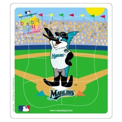 Miami - Classic Florida - Marlins 9 Piece Puzzle for Toddlers - For ages 2-5
