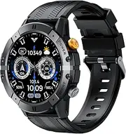 [Ocs & Aps Australia] OCS & APS Smart Watch for Men & Women with 1.52" TFT Display & Built-in Fitness | Low Power Consumption | Bluetooth Music & Call | IP68 30m Waterproof | iOS and Android Compatible - Silver Grey
