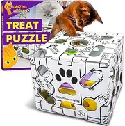 Sliders – Puzzle Toy for Indoor Cats – Treat Box Interactive Maze – Enrichment Feeder – Best Cat Toy Ever!