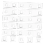 15 Pack Shower Caddy Adhesive Replacement,Strong Bathroom Shelf Hooks,