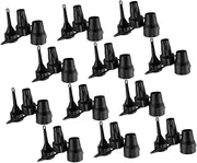 12pcs Plastic Nozzle Heads Air Bed Pump Nozzles Replacement for Inflatable Mattresses Air Beds Home Camping and Pool Use Airflow Control