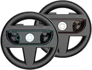 2pcs/Set Racing Steering Wheels Handle Stand Holder Gaming Racing Steering Wheel for Switch 2 Joy Con Controller Accessories