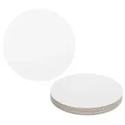 10 Pcs Cardboard Cake Rounds, 6 Inch Cake Board for Desserts, White