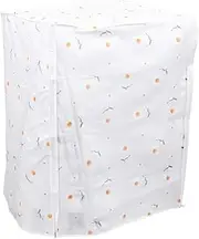 KOMBIUDA Washing Machine Cover Drum Washer Protective Case for Household Use Sunscreen Protection Easy to Clean Fits Kitchen Bathroom Balcony and Patio