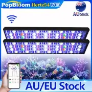 2PCS PopBloom Marine Led Aquarium Light Full Spectrum 120cm 48" Reef Coral Tank