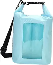 [STARTIST] Waterproof Phone Case Dry Bag 5L Airtight Float Bag Waterproof Bag Roll Top for Drifting Trekking Fishing Kayaking Boating, Light Blue