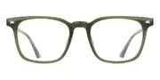 Square Full Rim Plastic Men's Glasses Brown, Size 52 - Lenses Included - Private Health Rebate - Blue Light Block Available - Arise Collective