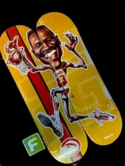 RARE Dominique Wilkins NBA Lab Skateboard Deck Lot Of 2 Atlanta Hawks